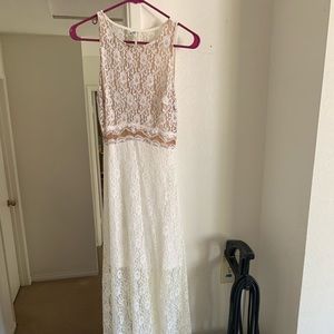 Andree by unit white maxi dress